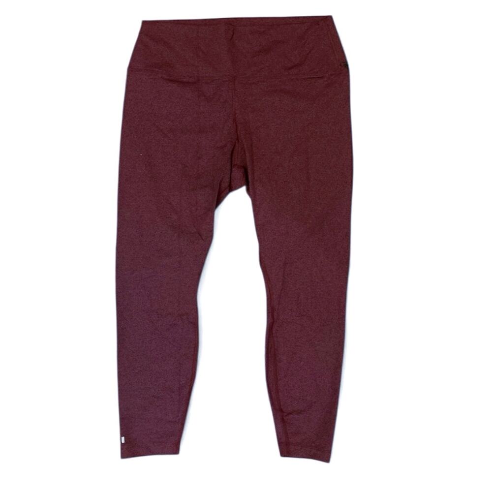 NWT NOBULL High-Rise Tight Wine Heather Size XXL